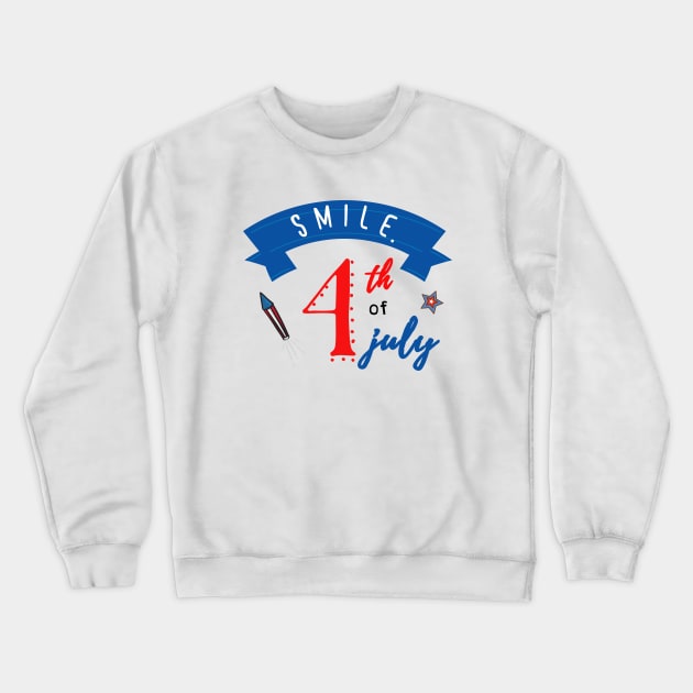 The 4th of July celebrations shirt Crewneck Sweatshirt by Pattycool